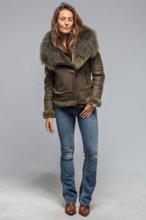 Aviator Shearling In Military