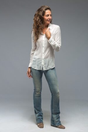 Fitted Long Stretch Blouse